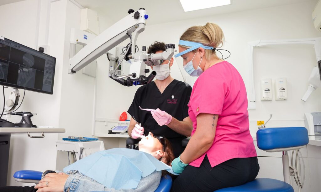 Pure dental root canal microscope