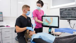 Pure Dental Teeth Being Scanned