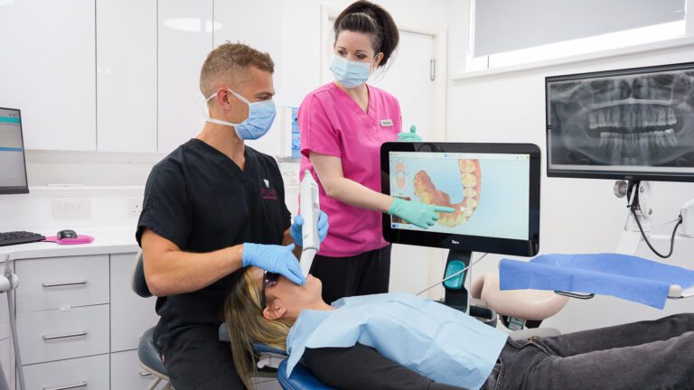 Pure Dental Teeth Being Scanned