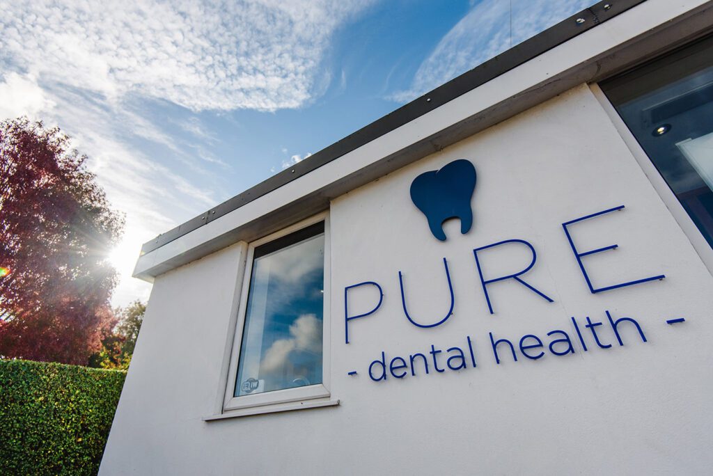 Pure Dental Exterior Logo View