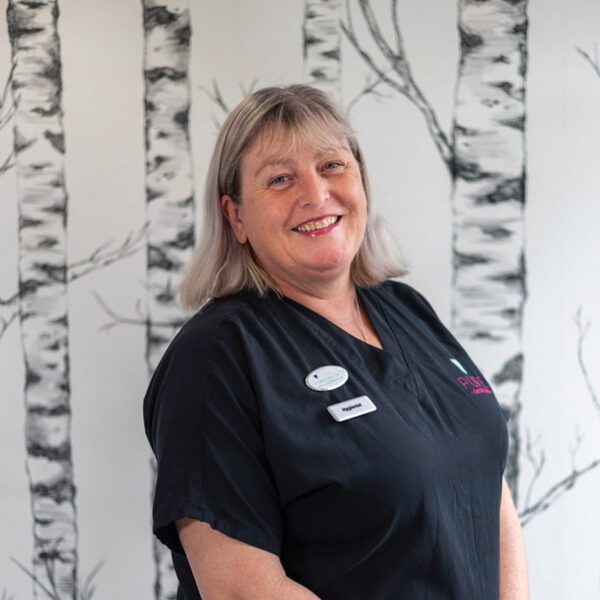 A headshot of dental hygienist Nicola Shepherd at Pure Dental.