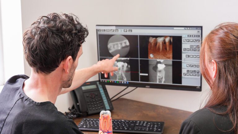 Pure Dental Root Canal Showing Scans