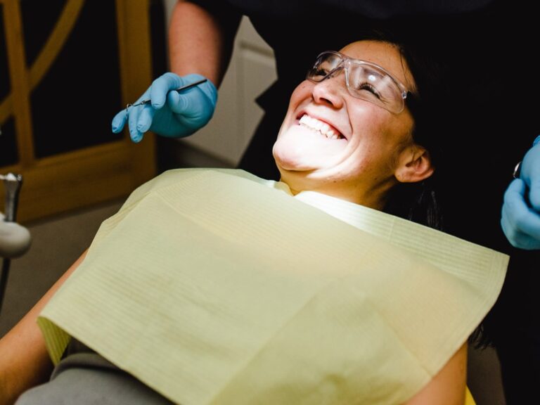 Pure Dental Hygiene Patient Smiling Cropped
